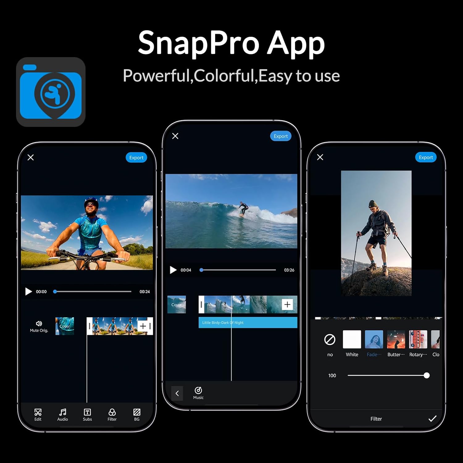 icefox Action Camera 4K 60FPS 20MP, Underwater with EIS,5XZoom,App Support Video&Photo Editing,Waterproof Camera WiFi Remote Control for Cycling, Swimming, and Diving
